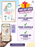 Baby Birth Stats Poster – Personalized Stork Delivery Print